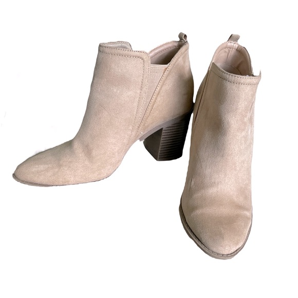 Faux Suede Ankle Boots - Picture 3 of 8